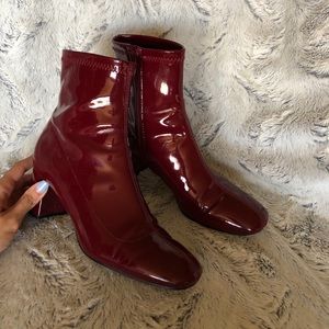 Zara Red Bootie